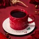 Starbucks 2025 China Year of Snake Red 10oz Mug with Coaster ship after 31th Dec.