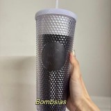 Starbucks 2024 Taiwan Winter Black and White Studded 24oz Venti Tumbler