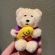 Starbucks 2025 China Hug Fish Mini Bear Toy keychain