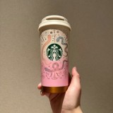 Starbucks 2025 China Year of Snake Pink 16oz SS Tumbler