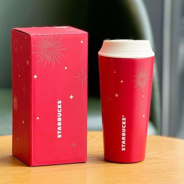 Starbucks 2025 China Year of Snake Red Star 16oz SS Tumbler