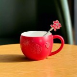 Starbucks 2025 China Year of Snake Red 12oz Mug with Stick