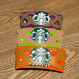 Starbucks 2025 China Year Of The Snake Green Purple Orange Paper Coffee Sleeve