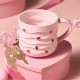 Starbucks 2025 China Valentine's Day Heart Pink 12oz Mug