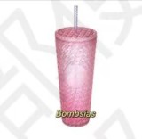 Starbucks 2025 Taiwan Sakura Pink Chain 24oz Tumbler
