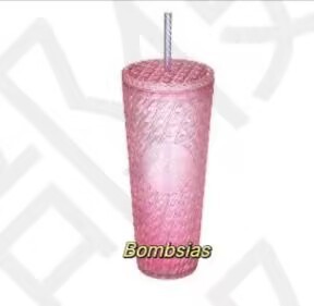 Starbucks 2025 Taiwan Sakura Pink Chain 24oz Tumbler