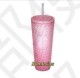Starbucks 2025 Taiwan Sakura Pink Chain 24oz Tumbler