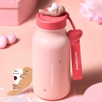 Starbucks 2025 China Valentine's Day ‌Otter Topper 14oz SS Tumbler