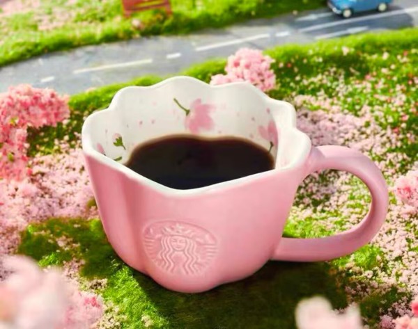 Starbucks 2025 China Sakura Pink 10oz Mug