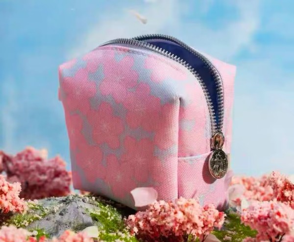 Starbucks 2025 China Sakura Pink Storage Bag