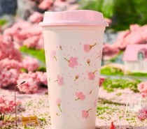Starbucks 2025 China Sakura Pink Reusable Plastic 16oz Tumbler