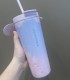 Starbucks 2025 China Sakura Pink 24oz SS Straw Tumbler