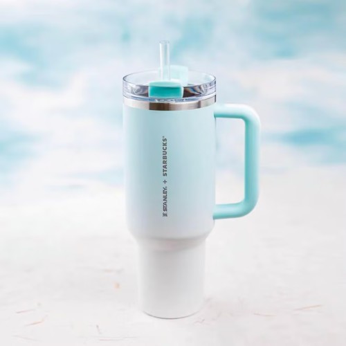 Starbucks x Stanley 2025 HK Blue Gradient 40oz SS Tumbler