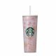 Starbucks 2025 Japan Sakura 14oz Plastic Tumbler
