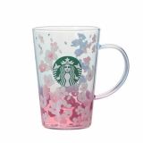 Starbucks 2025 Japan Sakura Pink 14oz Glass Cup
