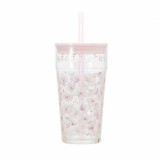 Starbucks 2025 Japan Sakura Pink 16oz Glass Cup