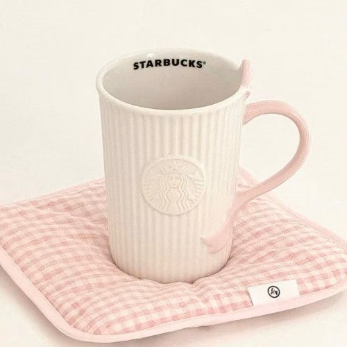 Starbucks 2025 China Pink Ballet Bow 12oz Mug