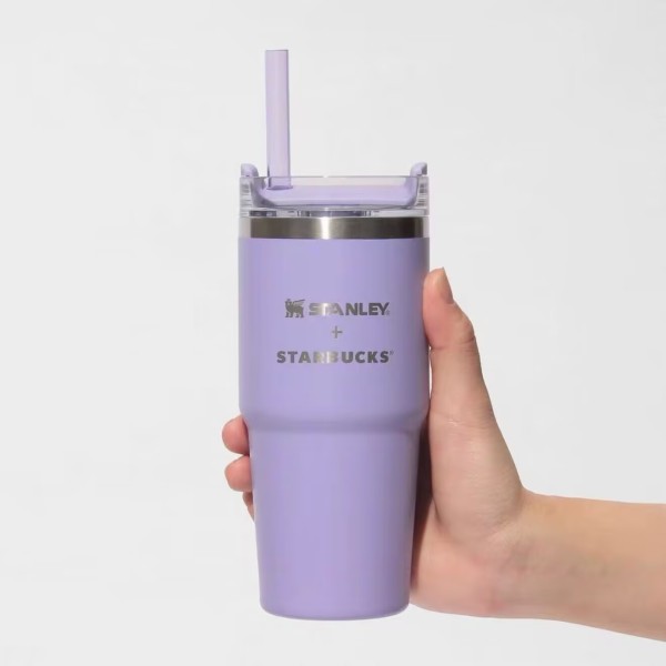 Starbucks x Stanley 2025 Japan Sakura Purple 14oz SS Tumbler