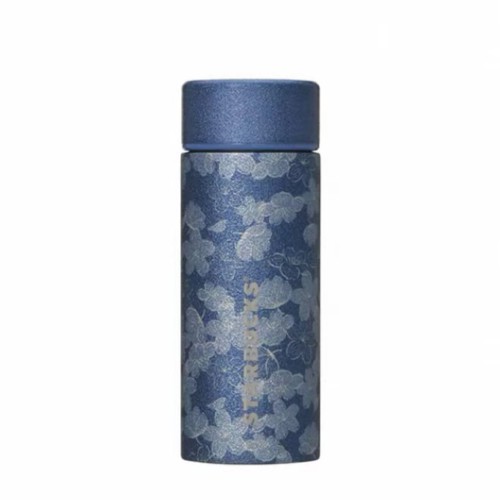 Starbucks 2025 Japan Night Sakura Blue 12oz SS Tumbler