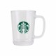 Starbucks 2025 China Simple Style Siren Logo 13oz Glass Cup