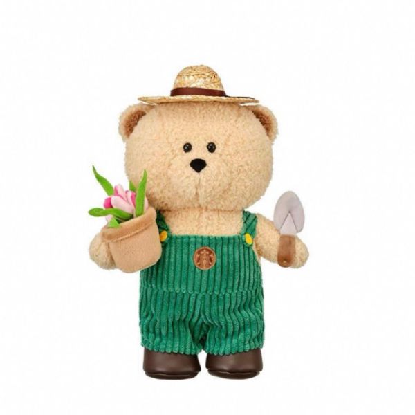 Starbucks 2025 Korea Spring Planting Bear Toy