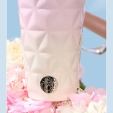 Starbucks 2025 China Sakura Blossom Pink Dion 20oz SS Tumbler with Topper