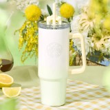 Starbucks 2025 China Spring Sunny Sky Yellow Green 31oz SS Tumbler