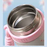 Starbucks 2025 China Sakura Blossom Pink 17oz SS Tumbler with Strap
