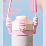 Starbucks 2025 China Sakura Blossom Pink 17oz SS Tumbler with Strap