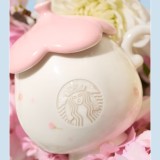 Starbucks 2025 China Sakura Blossom Pink 12oz Mug with Lid