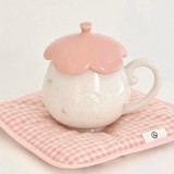 Starbucks 2025 China Sakura Blossom Pink 12oz Mug with Lid