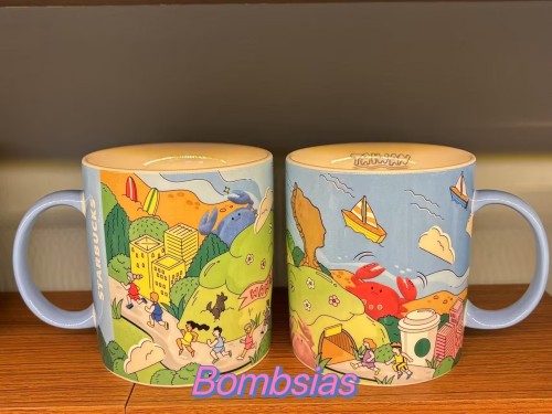 Starbucks 2025 Taiwan Wanli Store Seaside 16oz Mug