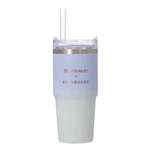 Starbucks x Stanley 2025 Japan Spring Purple Blue 14oz SS Tumbler