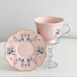 Starbucks 2025 China Spring Flower Pink 10oz Mug with Coaster