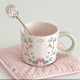 Starbucks 2025 China Spring Flower Pink 12oz Mug with Stick