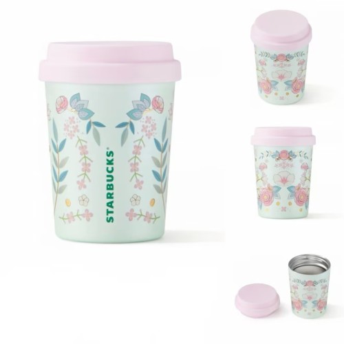 Starbucks 2025 China Spring Flower Pink 8oz SS Tumbler