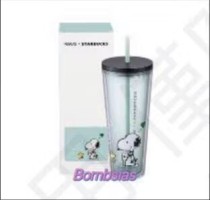 Starbucks 2025 Taiwan Peanuts Snoopy 24oz Plastic Tumbler