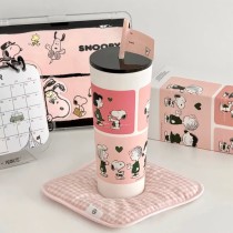 Starbucks 2025 China Snoopy Pink 24oz SS Tumbler