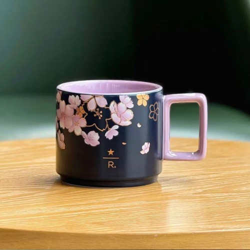 Starbucks 2025 China Reserve Blue Night Sakura 13oz Mug