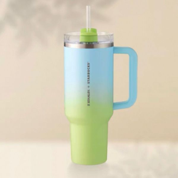 Starbucks x Stanley 2025 Thailand Blue Green 40oz SS Tumbler