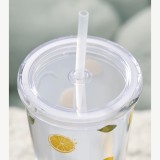 Starbucks 2025 China Summer Fruit Lemon 26oz Plastic Tumbler