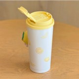 Starbucks 2025 China Summer Fruit Lemon Cute Bear 16oz SS Tumbler with Keychain