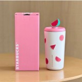 Starbucks 2025 China Summer Fruit Pink Watermelon 16oz Desktop Cup