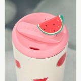 Starbucks 2025 China Summer Fruit Pink Watermelon 16oz Desktop Cup