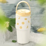 Starbucks 2025 China Summer Fruit Lemon Yellow 20oz SS Tumbler