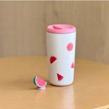 Starbucks 2025 China Summer Fruit Pink Watermelon 16oz Desktop Cup