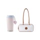 Starbucks 2025 China Pink Heart 16oz SS Tumbler with Bag
