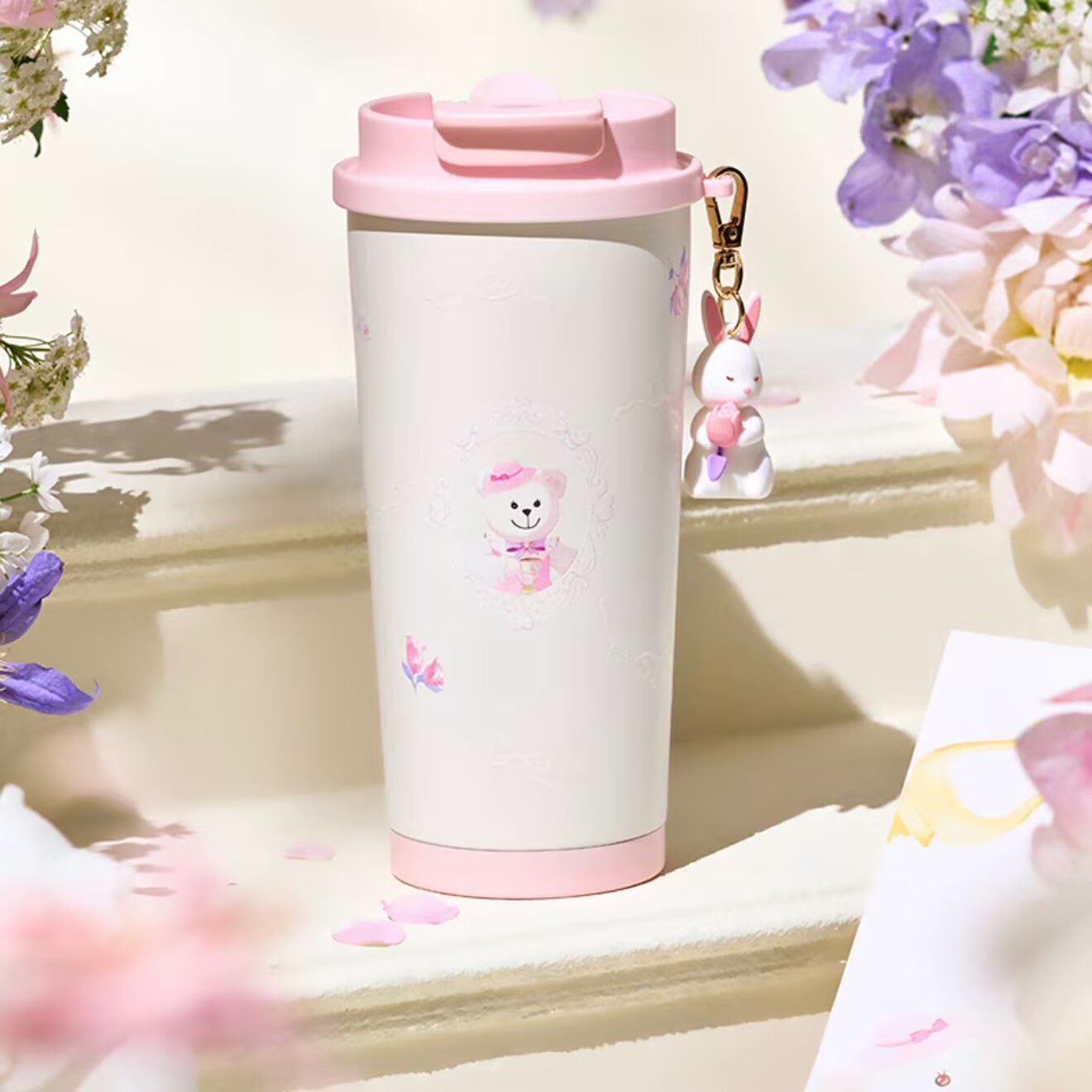US$ 52.99 - Starbucks 2025 China Garden Music Pink 16oz SS Tumbler