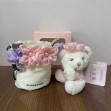 Starbucks 2025 China 520 Pink Cute Bear Flower Bear Toy