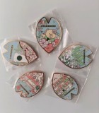 Starbucks 2025 China Sakura Cute Bear Fridge Magnet Set